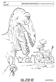 jurasic-world boyama sayfaları